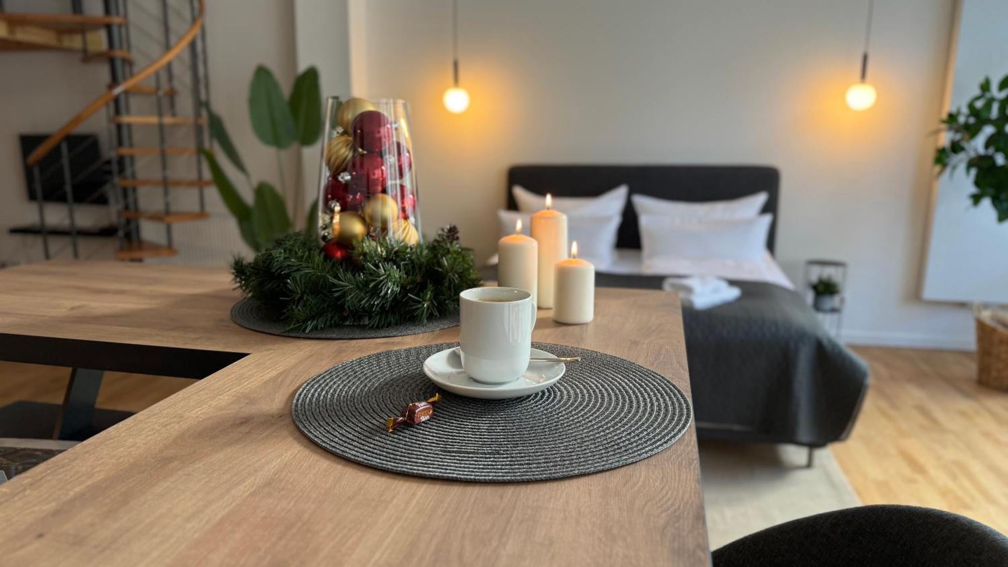 Neu! City-Loft-Apartment Im Goethe Palais I 5P I Lift I Parkplatz I Zentrum I Helios Aue  Exteriör bild